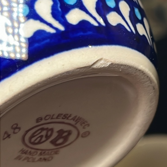 Boleslawiec Polish Pottery Tea Coffee Mugs Set of 4 - Picture 12 of 12